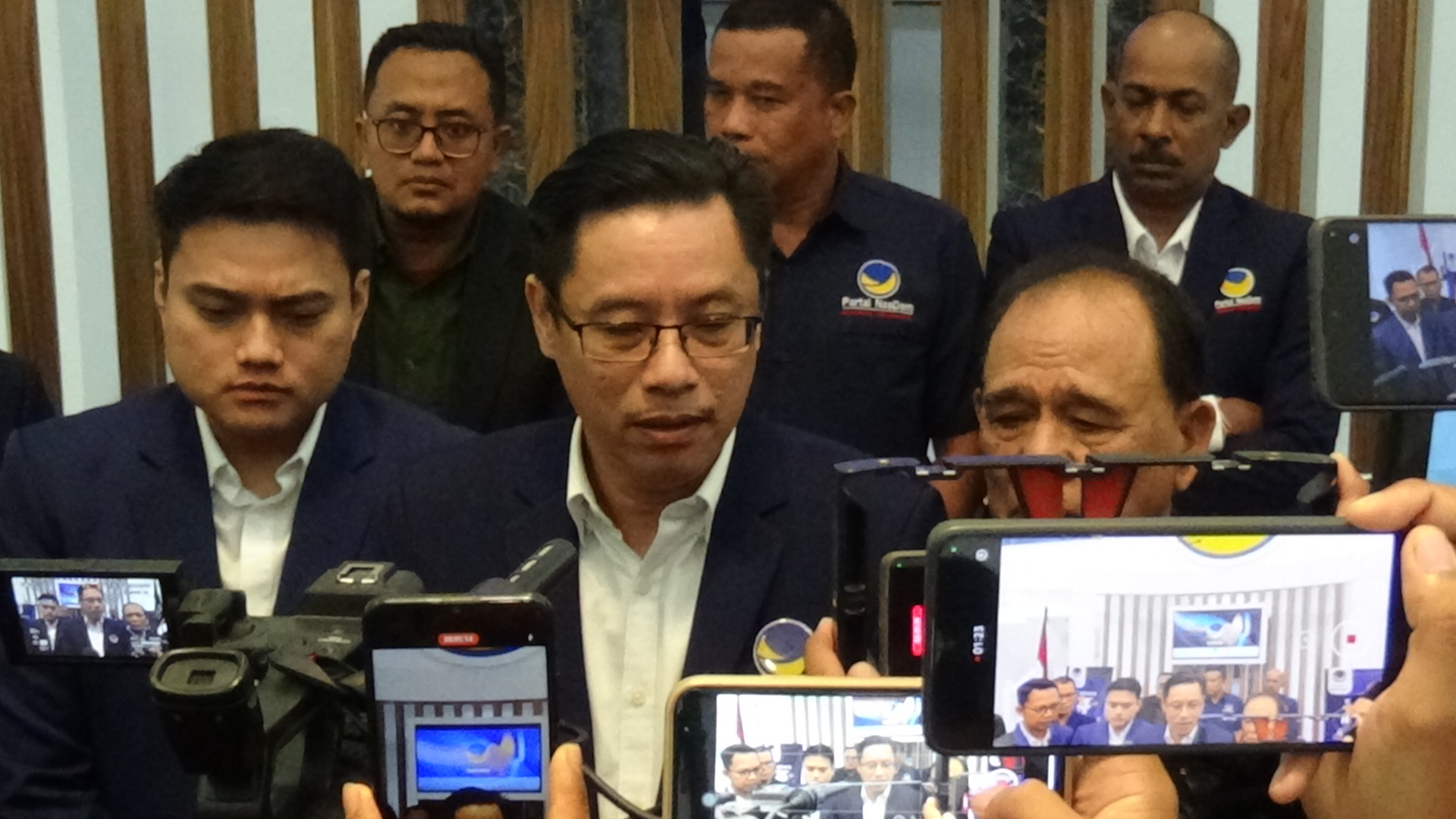 DSC06475 Nasdem Sumut Sambut Hangat Kunjungan Kapolrestabes Medan : Kami Mohon Maaf!