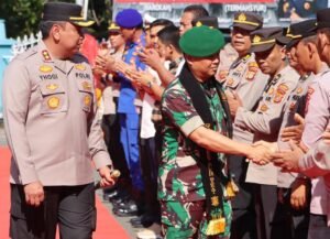Perkuat Kolaborasi TNI-Polri, Kapolres Aceh Barat Sambut Kunjungan Dandim 0105/Abar
