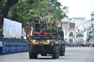 Puncak HUT ke-80 TNI di Medan Berlangsung Meriah di Lapangan Merdeka