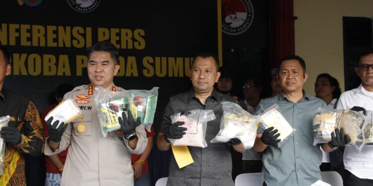 Polda Sumut dan Jajaran Ungkap 571 Kasus Narkoba, Selamatkan 225 Ribu Jiwa dari Bahaya Narkotika