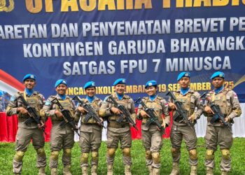 Misi Perdamaian, 7 Personel Polda Sumut Gabung Pasukan Perdamaian PBB Berangkat ke Afrika Tengah 