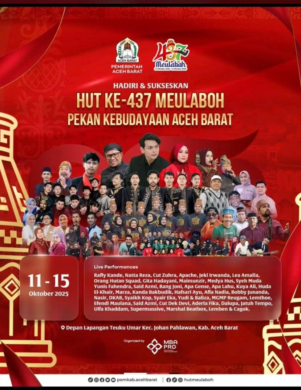 IMG-20251009-WA0060 HUT ke-437 Kota Meulaboh Jadi Perayaan Terbesar Dalam Sejarah Aceh Barat