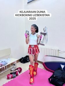 Polri Berbunga Hati, Polwan Sumut Sabet Emas di Piala Dunia Kickboxing Uzbekistan