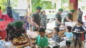 Kodam I/BB Salurkan 250 Paket Makan Sehat Bergizi ke Panti Asuhan di Medan