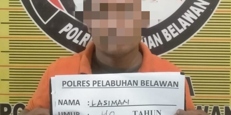 Sat Narkoba Polres Pelabuhan Belawan Tangkap Pengedar Shabu di Pasar 4 Marelan