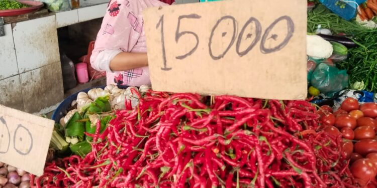 Harga Cabai Masih 60 Ribu di Pajak Gambir, Gubernur Bobby Pastikan Turun Jadi 35 Ribu di Pasar Petisah