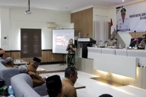 Kasdim 0101/KBA Sampaikan Perspektif TNI dalam Rakor Penegasan Batas Pemerintahan Aceh Besar