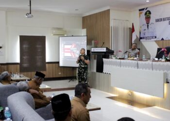 Kasdim 0101/KBA Sampaikan Perspektif TNI dalam Rakor Penegasan Batas Pemerintahan Aceh Besar