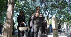Kasdam Iskandar Muda Pimpin Ziarah Nasional HUT ke-80 TNI di Taman Makam Pahlawan Banda Aceh