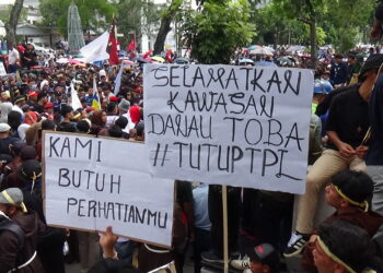 Ribuan Massa Kecewa, Gubernur Sumut Bobby Nasution Abaikan Aspirasi Tutup TPL