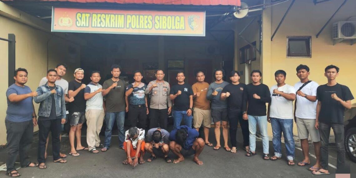 Kurang dari 1×24 Jam, Polres Sibolga Tangkap Tiga Pelaku Pembunuhan Tragis di Halaman Masjid Agung Sibolga