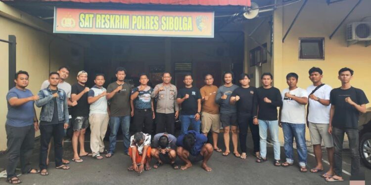 Kurang dari 1×24 Jam, Polres Sibolga Tangkap Tiga Pelaku Pembunuhan Tragis di Halaman Masjid Agung Sibolga