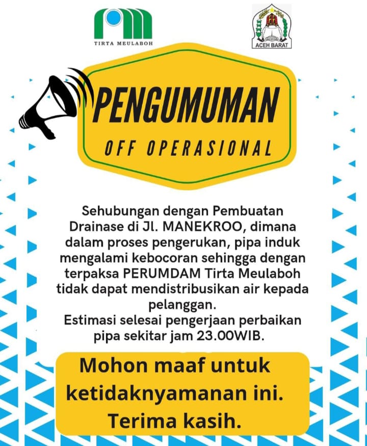 IMG-20251102-WA0089 Pipa Induk Bocor Saat Perbaikan Drainase, Distribusi Air PDAM Terhenti Sementara