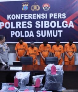 Polres Sibolga Berhasil Tangkap Lima Pelaku Pengeroyokan Warga Simeulue Hingga Meninggal Dunia