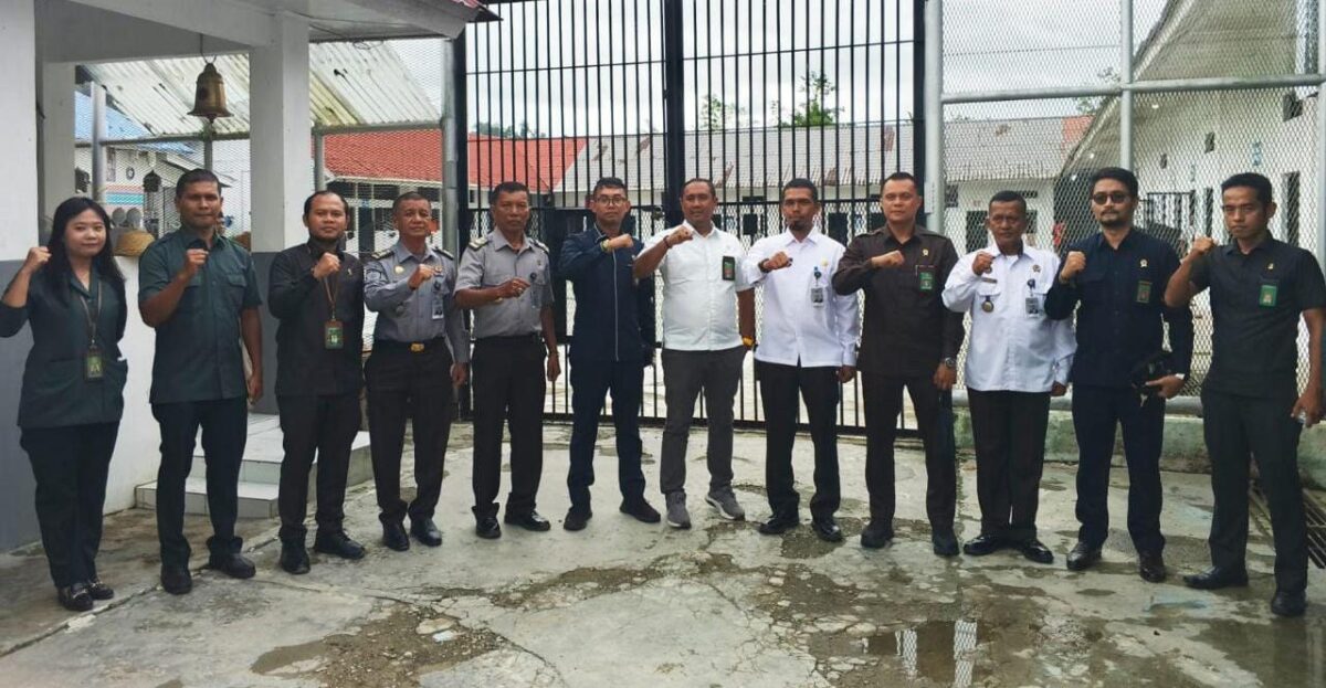 Lapas Sinabang Terima Kunjungan Hakim Wasmat Pengadilan Negeri Sinabang