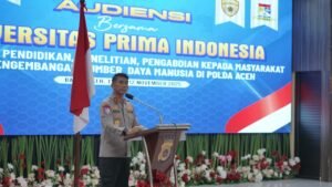 Kapolda Aceh Terima Audiensi Civitas Akademika UNPRI