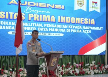 Kapolda Aceh Terima Audiensi Civitas Akademika UNPRI