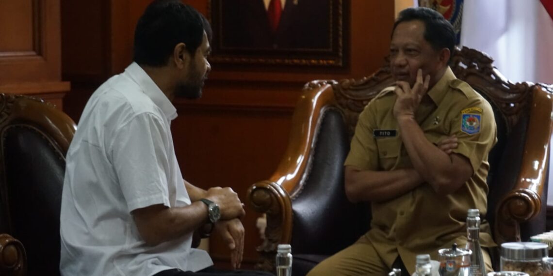 Gubernur Aceh Sampaikan Selamat kepada Mendagri atas Anugerah Adat dari Wali Nanggroe