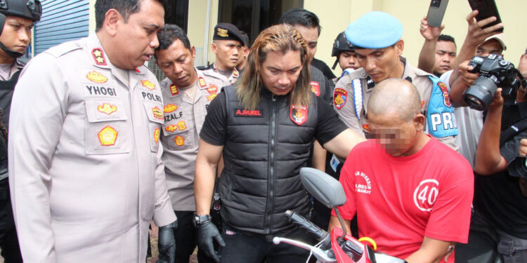 Polres Aceh Barat Berhasil Ungkap Sindikat Curanmor 19 Unit Sepeda Motor Diamankan