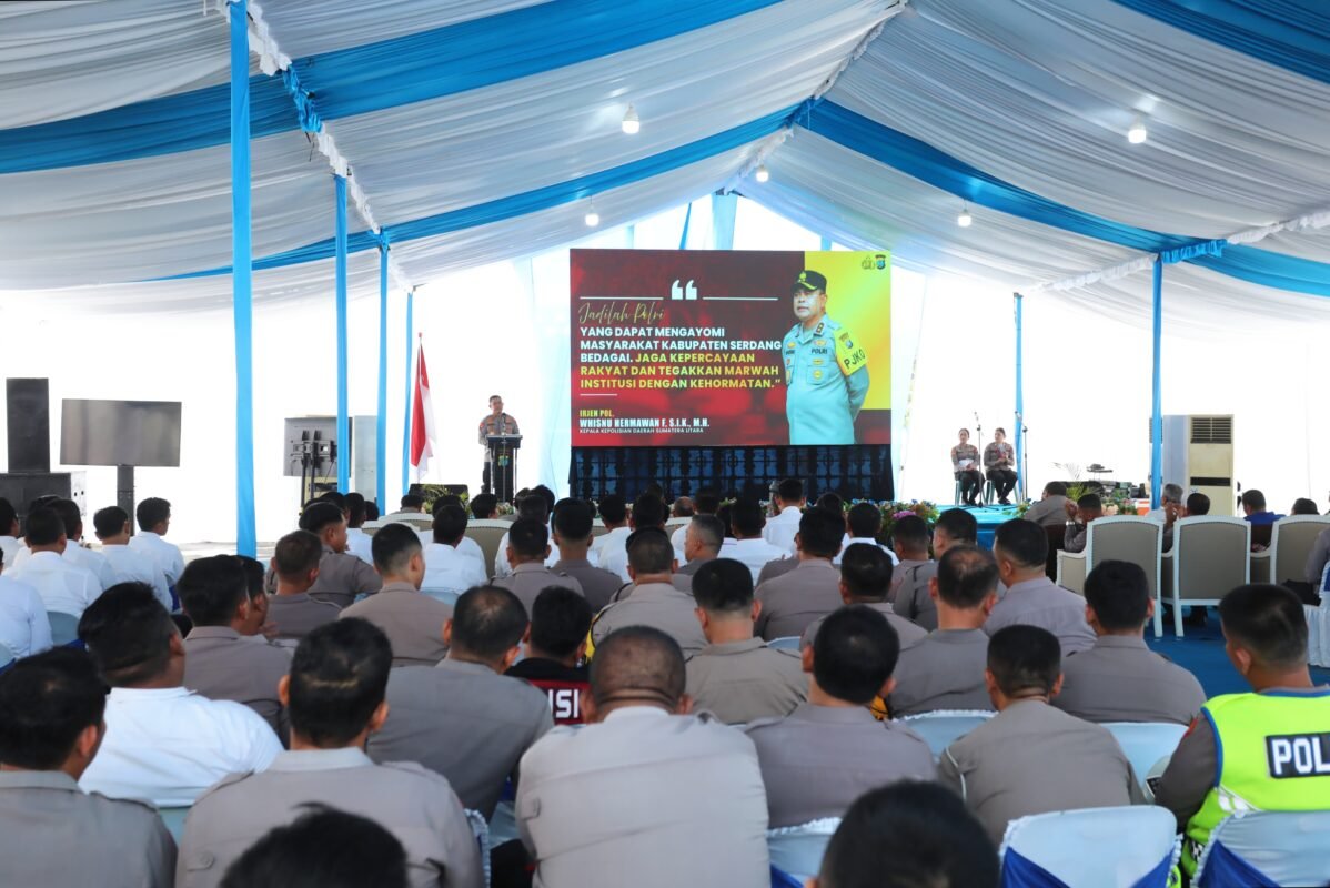 Kapolda Sumut di Polres Sergai: Tekankan Profesionalisme, Reformasi, dan Pelayanan Publik
