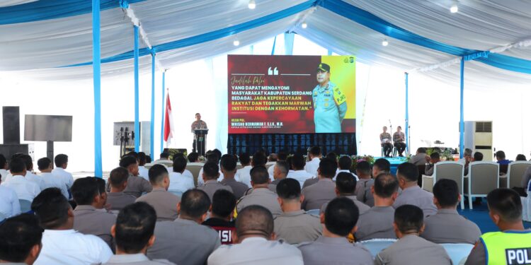 Kapolda Sumut di Polres Sergai: Tekankan Profesionalisme, Reformasi, dan Pelayanan Publik