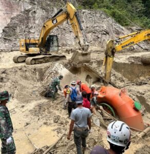 Update Pencarian Korban longsor di Proyek PLTM Aek Sibundong oleh Tim SAR