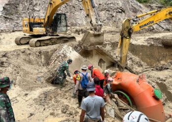 Update Pencarian Korban longsor di Proyek PLTM Aek Sibundong oleh Tim SAR