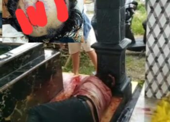 Warga Patumbak Geger, Pria Ditemukan “Mandi Darah” di Samping Makam Ayahnya