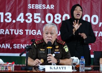 Kejati Sumut Berhasil Kembalikan Kerugian Negara Rp 263, 4 Miliar