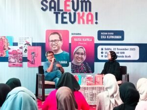Eka Kurniawan Ungkap Perjalanan Awal Menulis dalam Bedah Buku di Banda Aceh