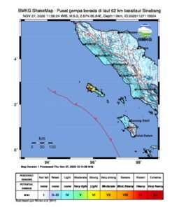 Gempa 6,3 Magnitudo Guncang Simeulue, 12 Orang Terluka