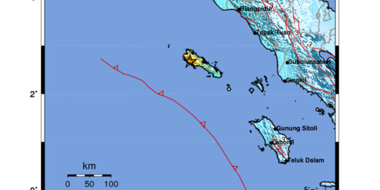 Gempa 6,3 Magnitudo Guncang Simeulue, 12 Orang Terluka