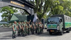 Rindam I/BB Kirim Bantuan Kemanusiaan Untuk Korban Bencana di Wilayah Sumut