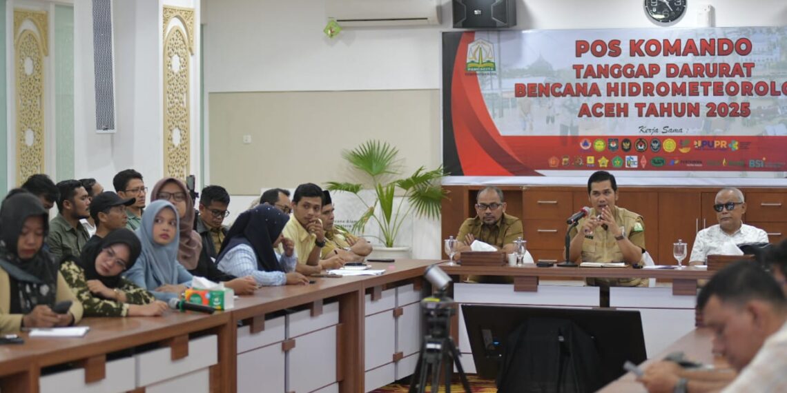Sekda Aceh Kumpulkan LSM, NGO, dan Relawan untuk Percepat Pemulihan Pasca Bencana