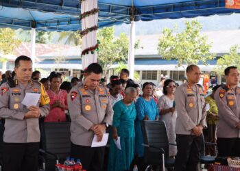 Kapolda Sumut Rayakan Natal Bersama Pengungsi di Tapteng, Hadirkan Penghiburan dan Harapan