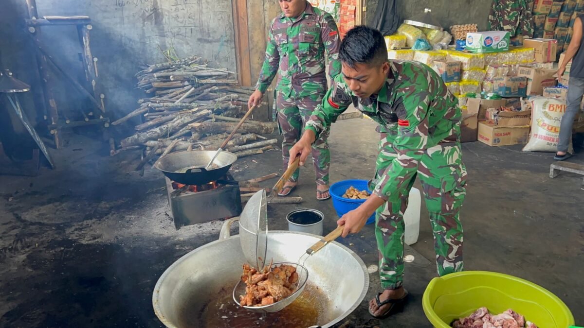 Kodam I/BB Dirikan 12 Dapur Lapangan untuk Layani Warga Terdampak di Sumut
