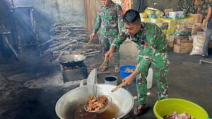 Kodam I/BB Dirikan 12 Dapur Lapangan untuk Layani Warga Terdampak di Sumut