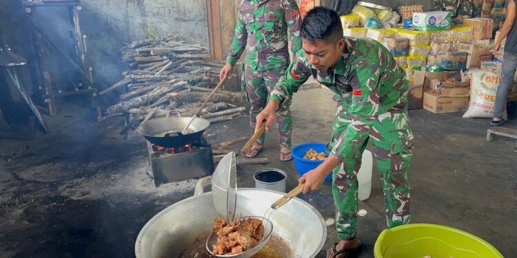 Kodam I/BB Dirikan 12 Dapur Lapangan untuk Layani Warga Terdampak di Sumut