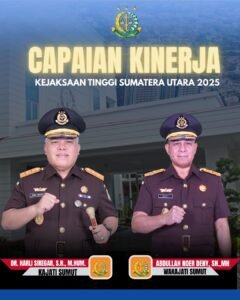 Kajati Sumut Berhasil Menuntut Mati 111 Orang Terlibat Narkoba,129 Pelaku Korupsi Selama Tahun 2025