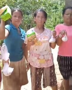 Korban Bencana Longsor di Taput Dapat Bantuan Indomie Dan Roti di Hari Ke Enam