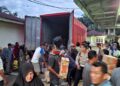 Polres Langkat Salurkan Bantuan untuk Warga Terdampak Banjir di Paya Bengkuang