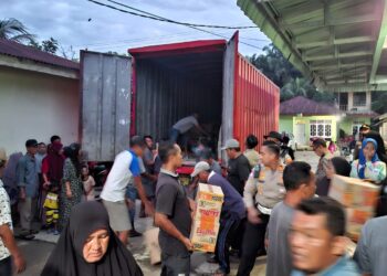 Polres Langkat Salurkan Bantuan untuk Warga Terdampak Banjir di Paya Bengkuang