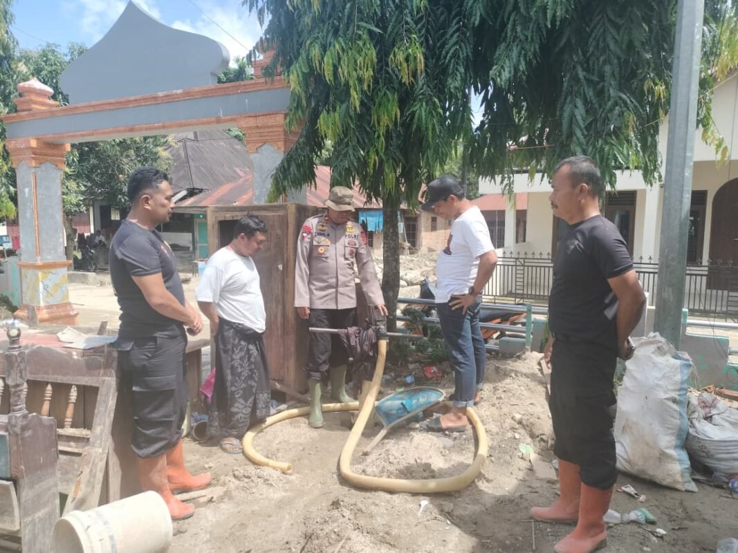 Polda Sumut Bangun Sumur Bor untuk Warga Tapsel, Upaya Hadirkan Air Bersih Pasca Bencana