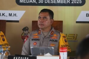 Empati di Tengah Bencana, Polda Sumut Gelar Rilis Akhir Tahun 2025 Secara Sederhana