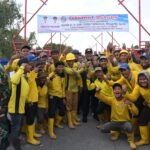 Jembatan Sei Belawan di Kecamatan Hamparan Perak Deli Serdang usai direnovasi