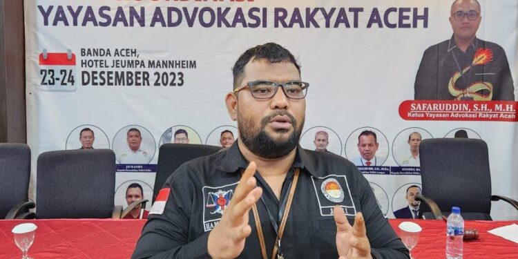 Ketua Yayasan Advokasi Rakyat Aceh (YARA) Aceh Barat, Hamdani. (21/1/26). Dok. Istimewa.