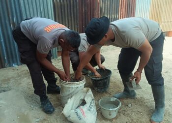 Brimob Sumut dan Warga Bersatu Bangun Harapan, Rumah Swadaya ke-11 Rampung di Tolang Julu