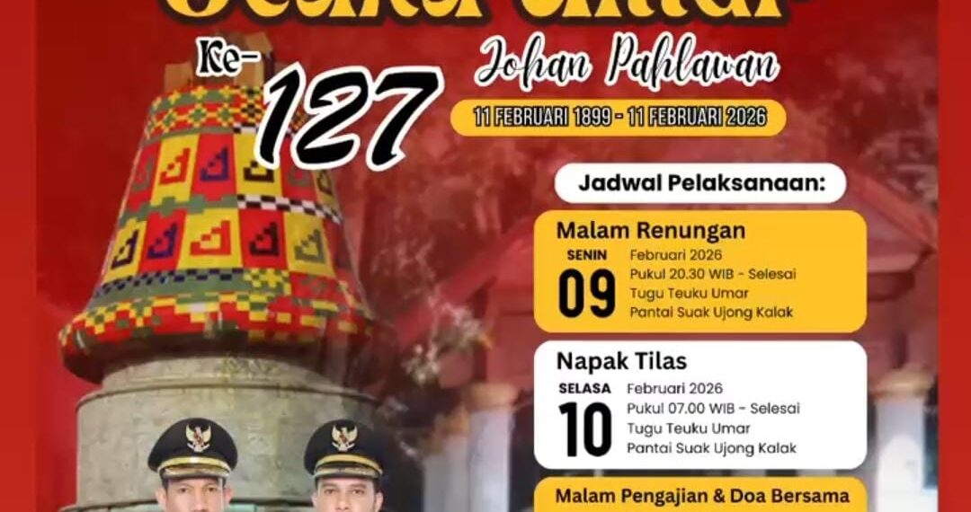 Kabupaten Aceh Barat Gelar Peringatan Wafat Teuku Umar ke-127