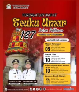 Kabupaten Aceh Barat Gelar Peringatan Wafat Teuku Umar ke-127