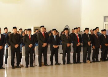 Pelantikan sejumlah penjabat Eslon II di aceh barat.30/1/26. Dok.istimewa